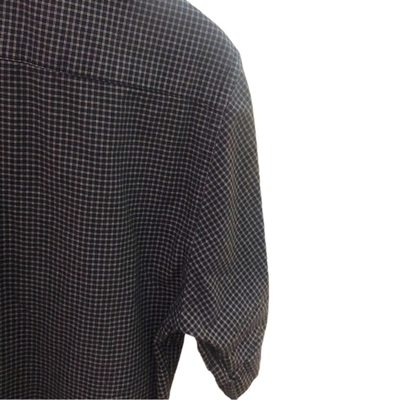 Tommy Hilfiger Men’s Grey Button Down Short Sleeve Dress Shirt - Picture 3 of 8